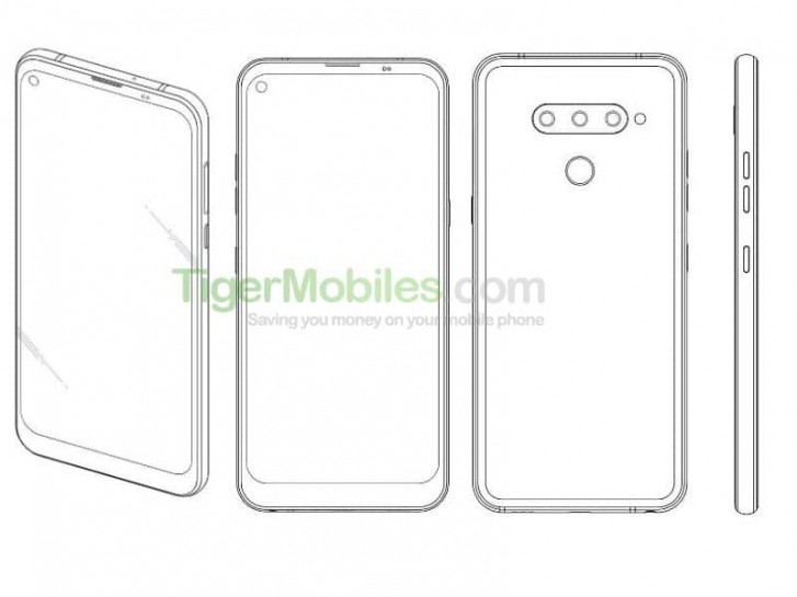 LG patent for punch hole display design is granted