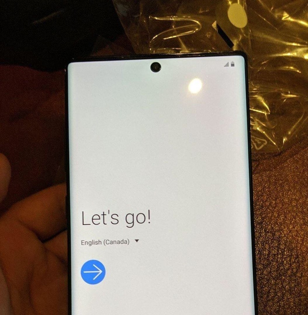 Samsung Galaxy Note 10+ live hands-on images leaked